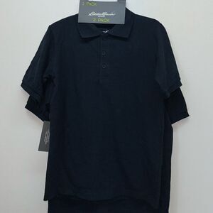 🔥 EDDIE Bauer school polo shirt 2 pack Sz 10/12 New